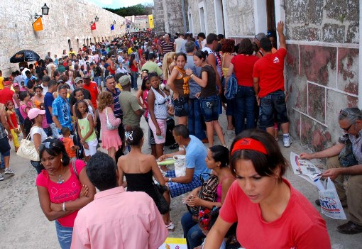 Cubas amazing book fair. Photo: Caridad