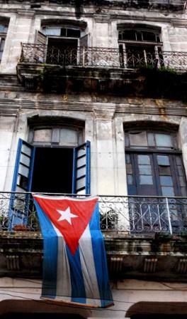  The Cuban flag is ever present, but the Constitution is little known.  Photo: Caridad