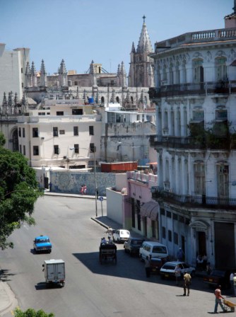 Looking towards Old Havana.  Photo: Caridad 