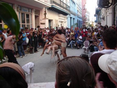 Street Theater in Old Havana.  Photo: Caridad