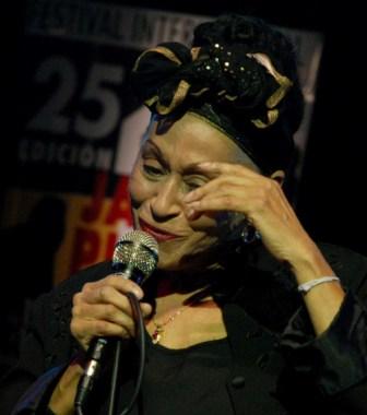 Cubas Omara Portuondo, a recent Grammy winner.  Photo: Caridad