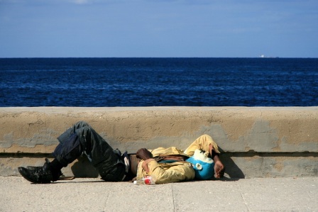 Street Sleeper. Photo by Marco Petrovic