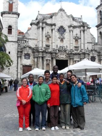  Tania’s Students at the Old Havana Cathedral