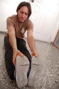  In the end the shoes ended up lasting three weeks. Photo: Caridad