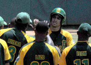 Rafael Vales drove in all of Pinar’s three runs in the win over Habana.