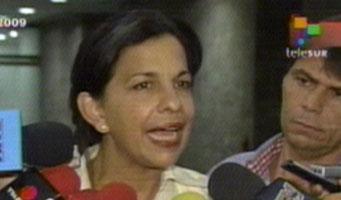  Honduran Foreign Minister Patricia Rodas, photo: TeleSur