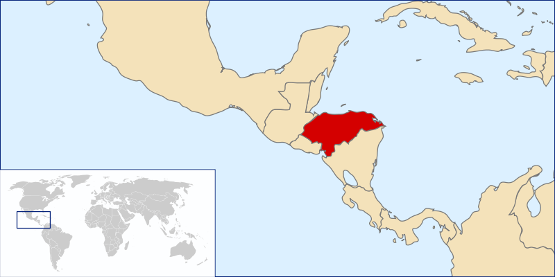 We know that Honduran soil was used on more than one occasion as a base to attack Cuba. Map by Wikimedia Commons