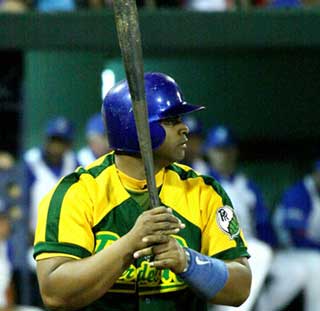 Yosvany Peraza is a reserve catcher and possible DH for Team Cuba.