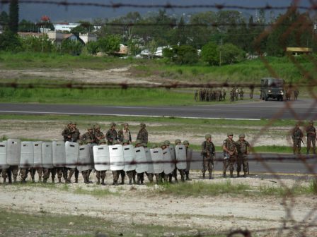 The Honduran military are back in the driver's seat.  Foto: Luis Miranda