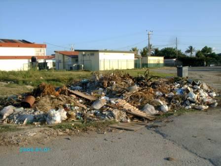 Garbage heap alongside the Havana suburb of Cojimar.