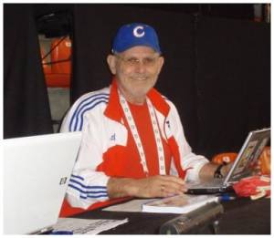 Cuban baseball expert Peter C. Bjarkman at the World Baseball Classic II last March.
