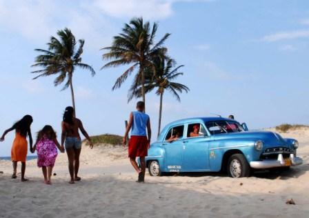 Cubans love their beaches.