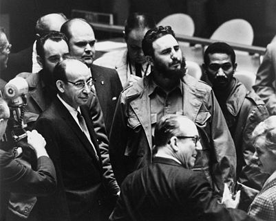 Fidel Castro at the UN General Assembly in 1960, photo: Wikimedia Commons