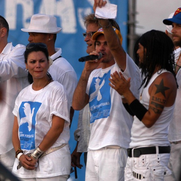 Olga Tanon, Juanes, and X Alfronso, photo: Cuba News Agency