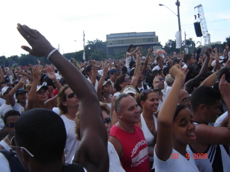  Peace Without Borders concert, Havana, Cuba, Sept. 20, 2009.   