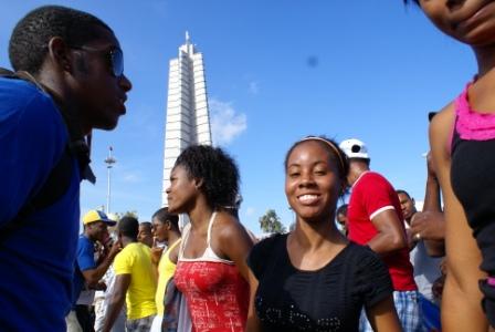  Cuban young people are expected in big numbers at the September 20th afternoon free concert.  Photo: Elio Delgado