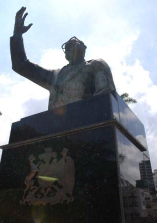 Statue of Salvador Allende -  It was true that in the Cuban press one could read about countries, peoples and struggles unknown to a U.S. public
