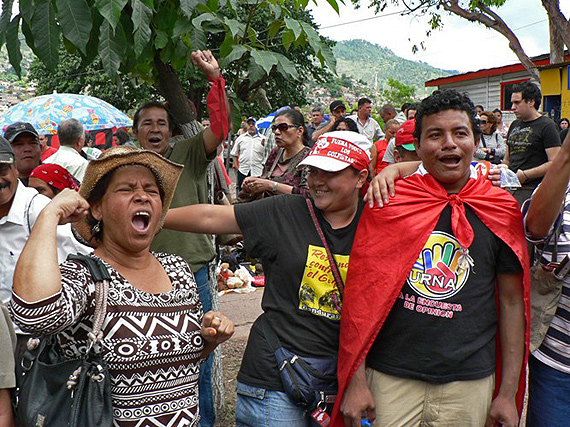 Tegucigalpa, Honduras, Oct. 9, 2009, Photo: Giorgio Trucchi, rel-uita 