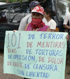 101 Days of Terror, photo: Giorgio Trucchi, rel-UITA