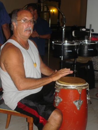  I always found a warm response from Cuban congueros in the numerous Son groups in restaurants and bars.  They would let me play their instruments and sit in with their group for a number