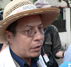 Dr. Francisco Cruz Reyes - Photo Giorgio Trucchi - Rel-UITA