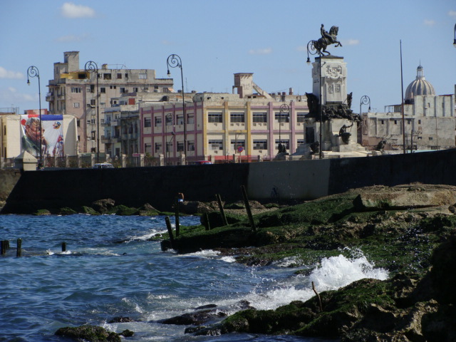 Along Havana's Malecon Seawall.  Photo: Ana Maria Gonzalez