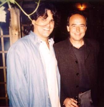 Augusto with Juan Manuel Serrat