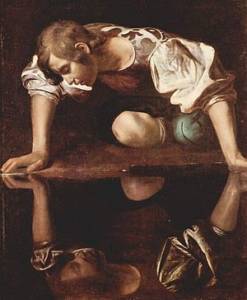 Narcissus (Caravaggio). wikipedia.org