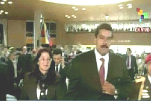 Nicolas Maduro was proclaimed president-elect on Monday afternoon.