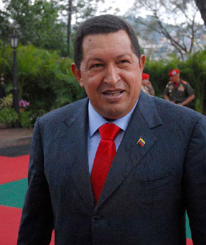 Hugo Chávez.  Photo: Caridad