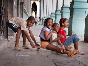 Cuban children.  Foto: cafefuerte.com