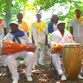 Yoruba Andabo during one of their performances.