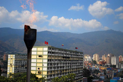 Caracas from the January 23rd hilltop neighborhood.  Photo: Caridad