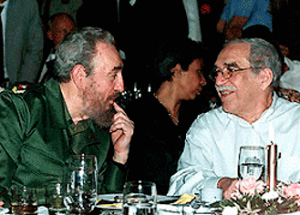 Fidel Castro with Gabriel Garcia Marquez