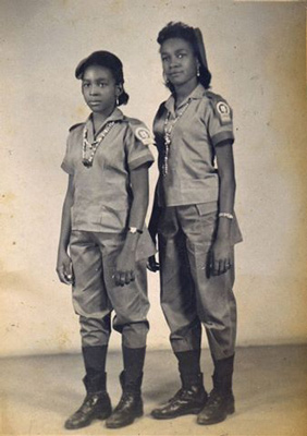 Norma & Daysi Guillard as brigadistas in 1961