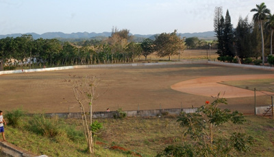 Baseball field in Aguacate.