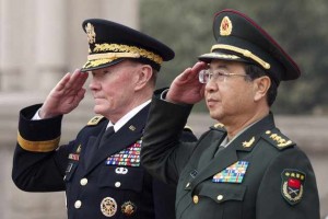 At the Pentagon, Fenghui held talks with Army Gen. Martin E. Dempsey, chairman of the Joints Chief of Staff.