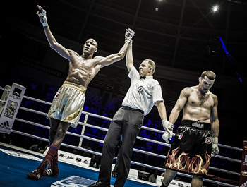 Heavyweight (91kg) Erislandy Savon (L) Cuba Domadores vs Abdulkadir Abdullayev (R) Azerbaijan Baku Fires