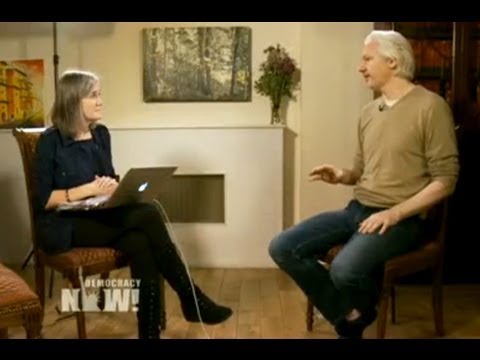 Amy Goodman interviews Julian Assange at the Ecuadorian Embassy in London.
