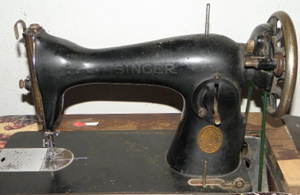 Our Singer sewing machine.