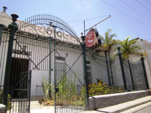 Entrance to the Santiago de Cuba Rum Museum.