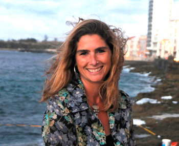 Marina Sitrin in Cuba.