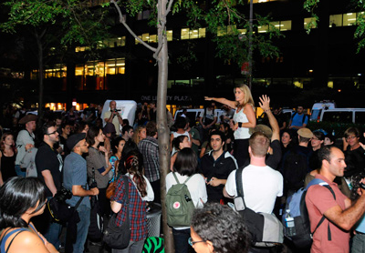 Marina at Occupy Wall Street.