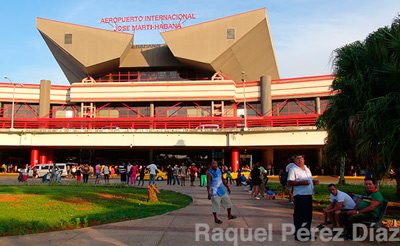 Terminal 3 of the Havana Airport, where most international flights arrive.