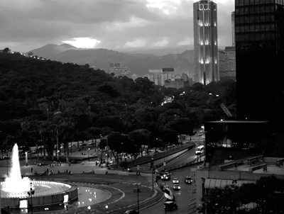 Plaza Venezuela in Caracas.  Photo: Caridad