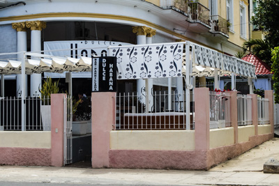 Dulce Habana a private Havana sweets shop.