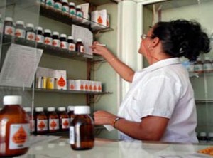 A Cuban pharmacy.  