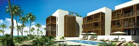 Architect’s rendering of the Carbonera Club hotel complex near Varadero, a British-Cuban joint venture to be built next year.