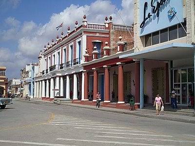 Street in the city of Holguin, Cuba