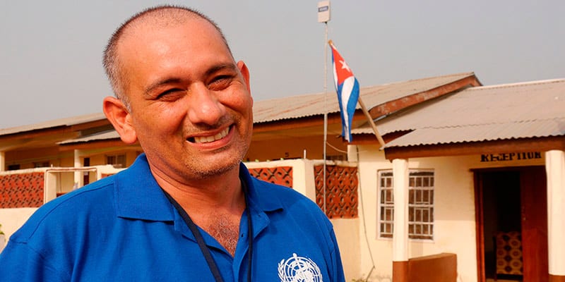 Dr. Felix Baez was the one doctor who contracted Ebola, survived and returned to Sierra Leone to continue working. 
